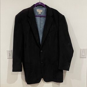 Perry Ellis Men's Classic Black Sport Coat 2XLT